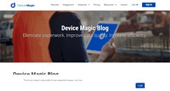 Desktop Screenshot of blog.devicemagic.com