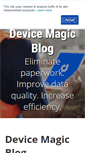 Mobile Screenshot of blog.devicemagic.com